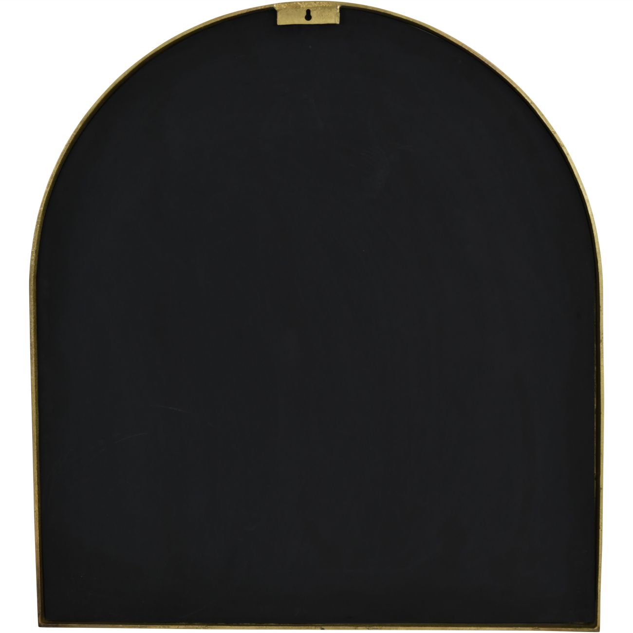 Antique Brass Arched Wall Mirror | Large